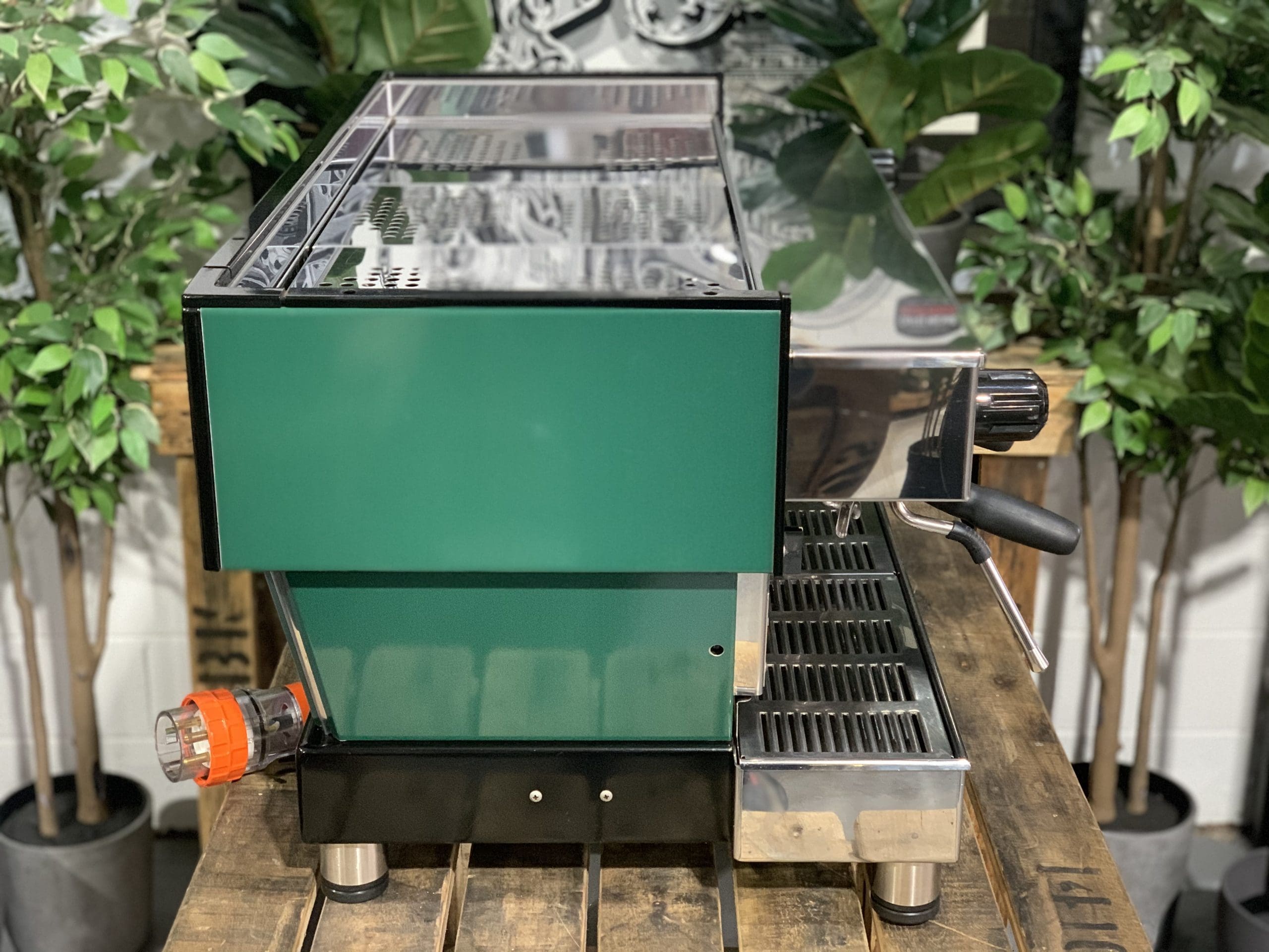 La Marzocco Linea Dark - 3 Group Commercial Espresso Machine - Green