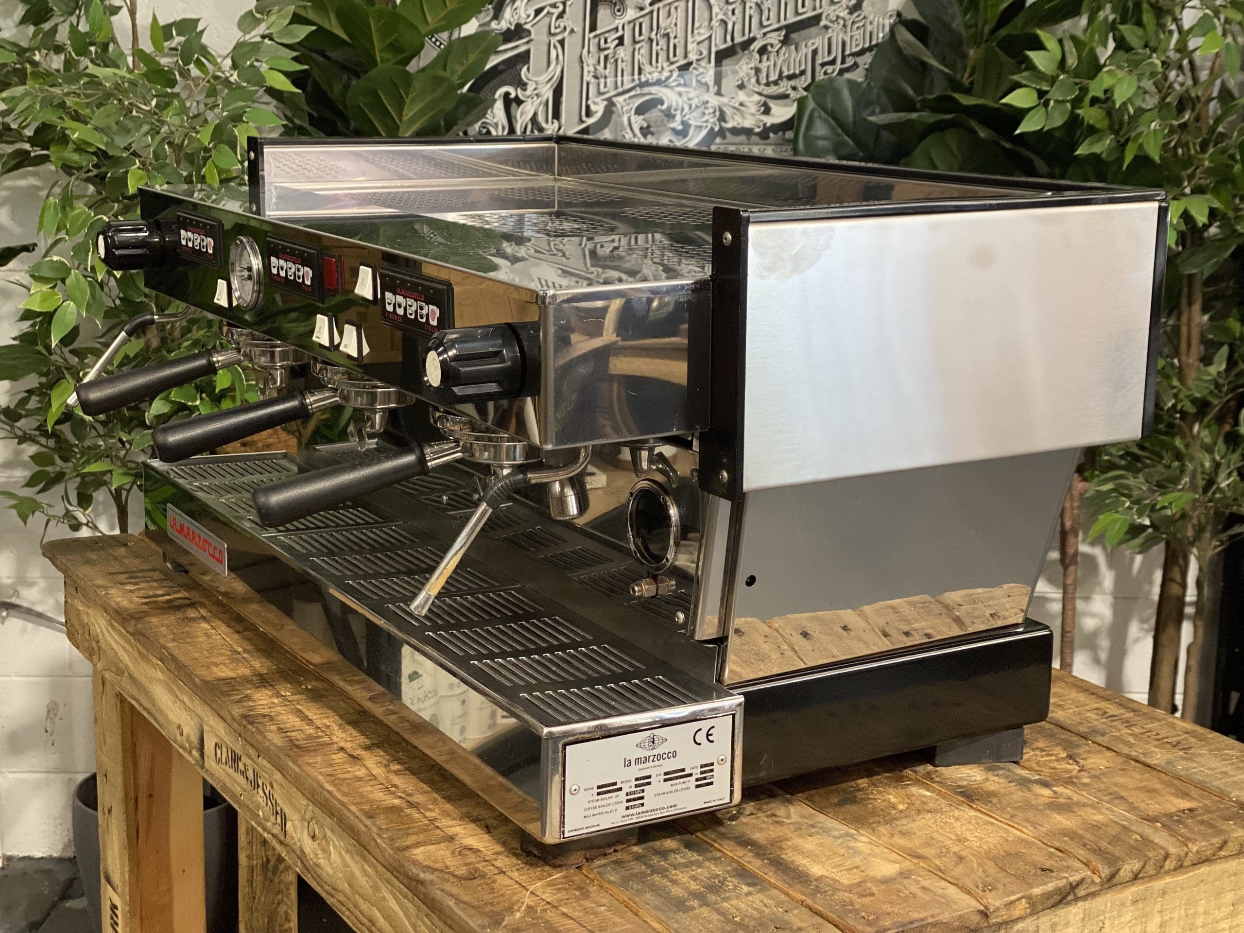 La Marzocco Linea Classic High Cup - 3 Group Commercial Espresso Machine - Stainless