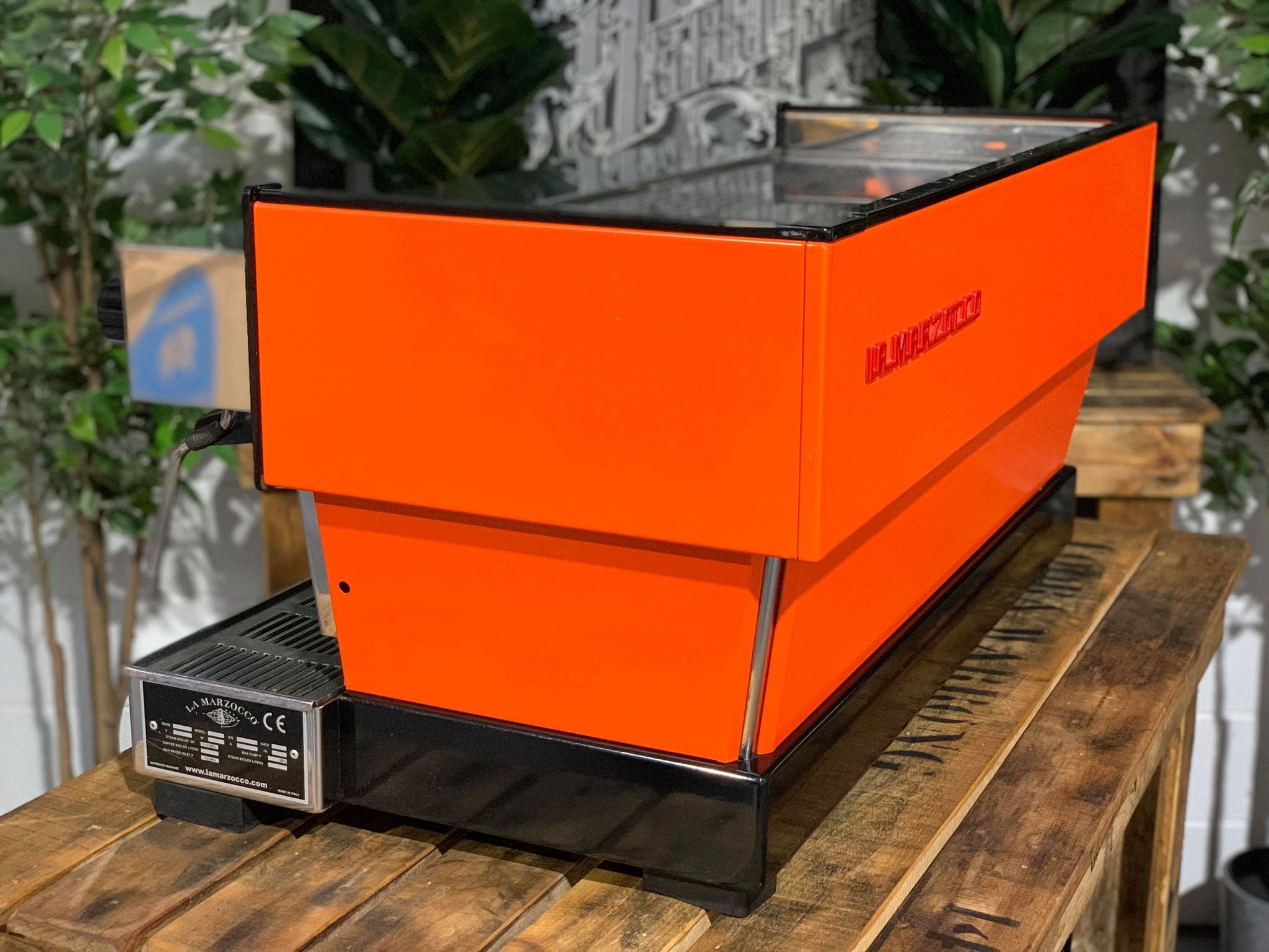 La Marzocco Linea Classic - 3 Group Commercial Espresso Machine - Orange
