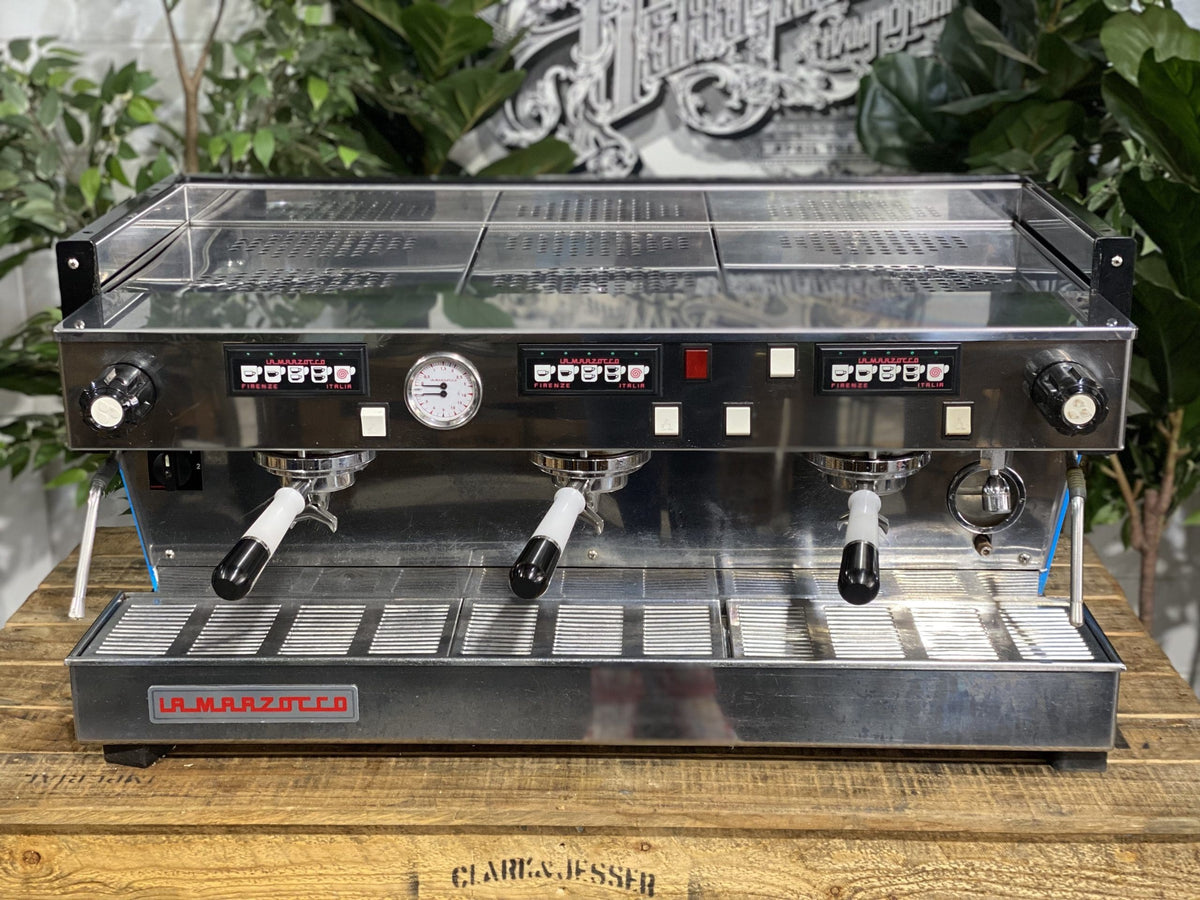 La Marzocco Linea Classic White & Black Pesado Portafilters - 3 Group - Refurbished