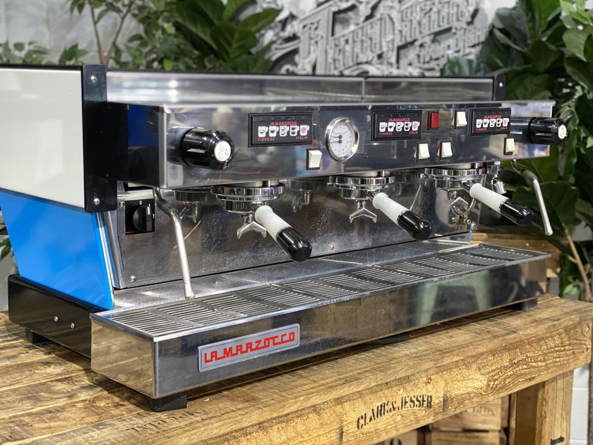 La Marzocco Linea Classic White & Black Pesado Portafilters - 3 Group - Refurbished