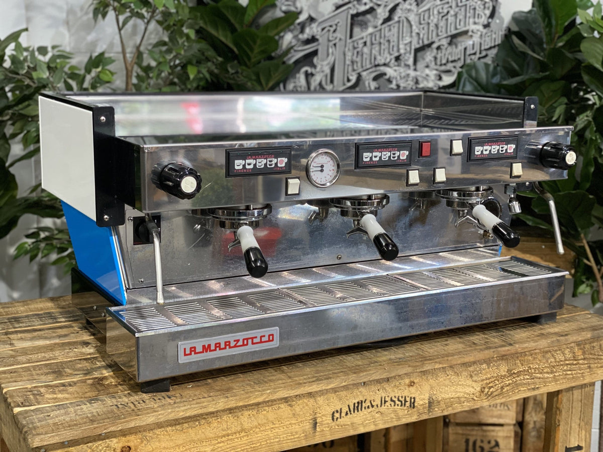 La Marzocco Linea Classic White & Black Pesado Portafilters - 3 Group - Refurbished