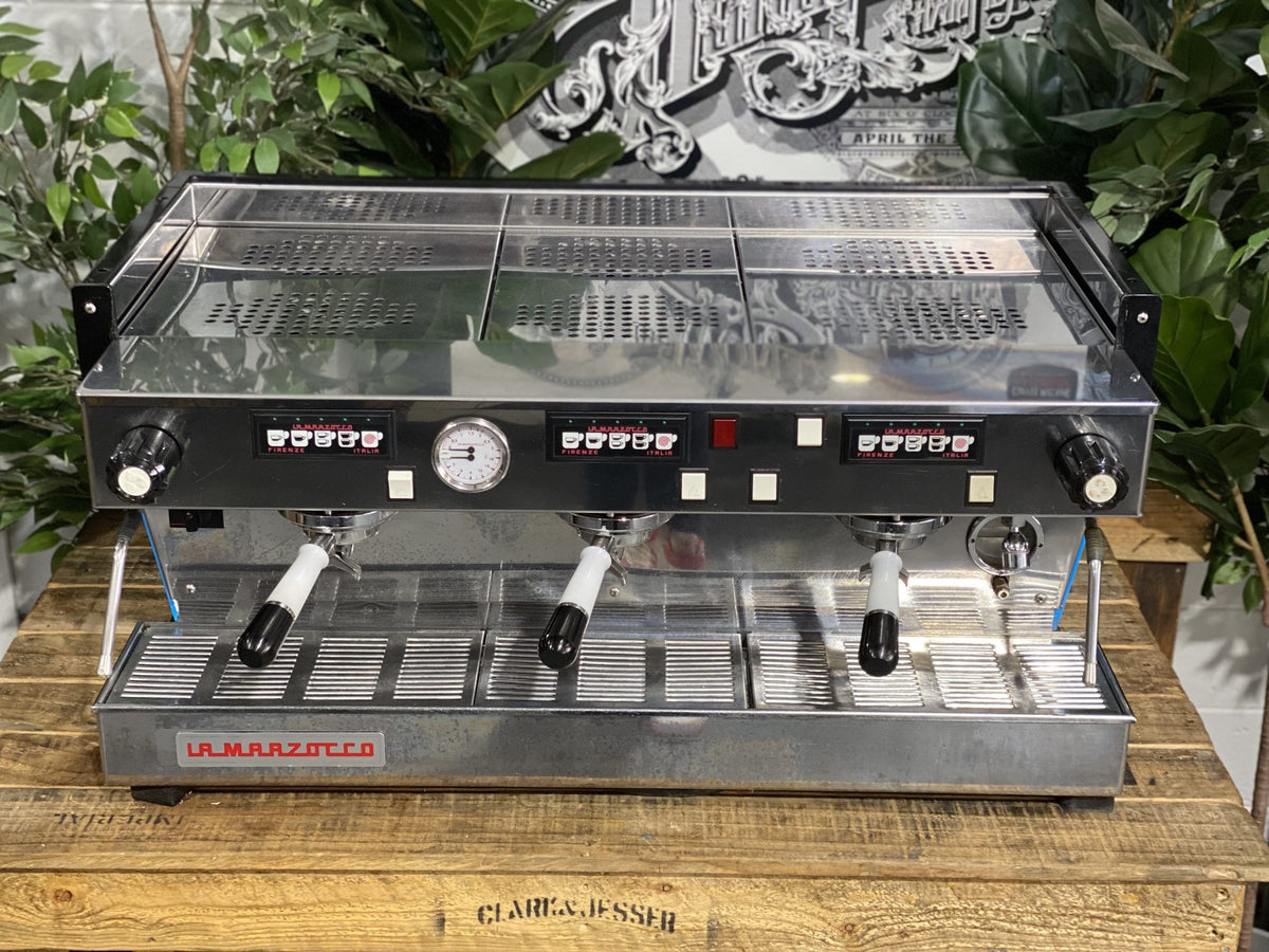 La Marzocco Linea Classic White & Black Pesado Portafilters - 3 Group - Refurbished