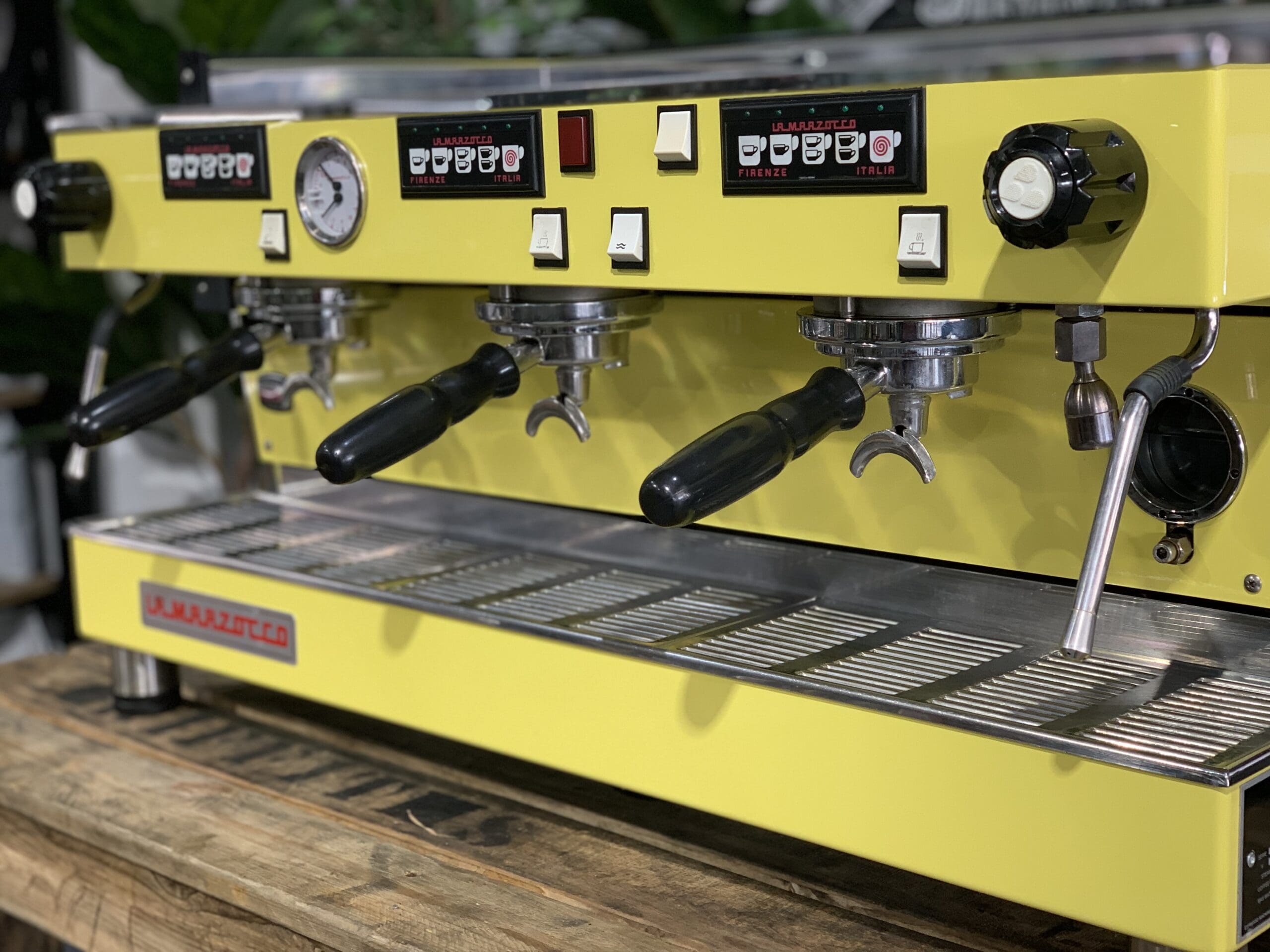 La Marzocco Linea Classic Lego - 3 Group Commercial Espresso Machine - Yellow