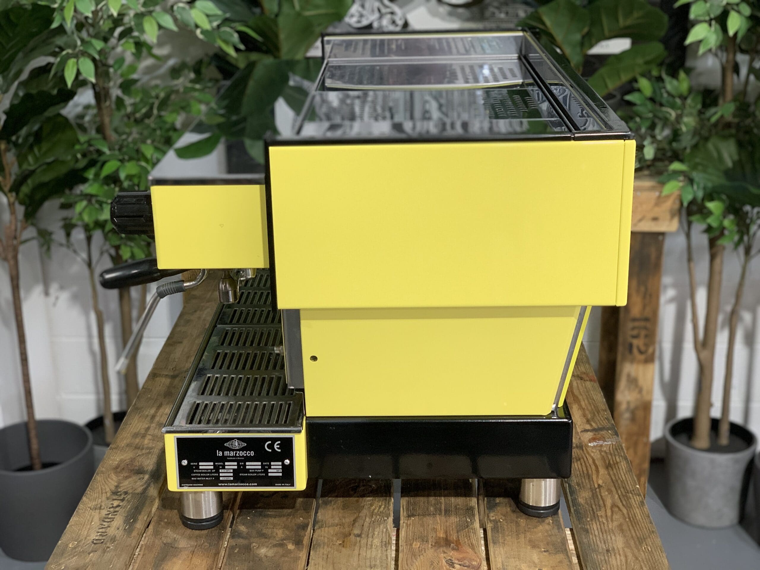 La Marzocco Linea Classic Lego - 3 Group Commercial Espresso Machine - Yellow