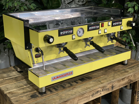 La Marzocco Linea Classic Lego - 3 Group Commercial Espresso Machine - Yellow