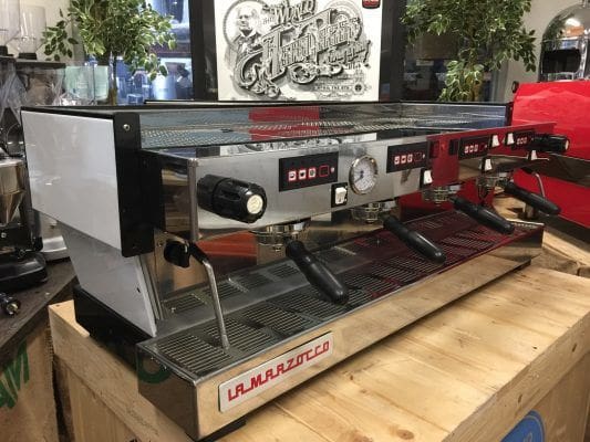 La Marzocco Linea 4 Group White with Chrono Touch Pads