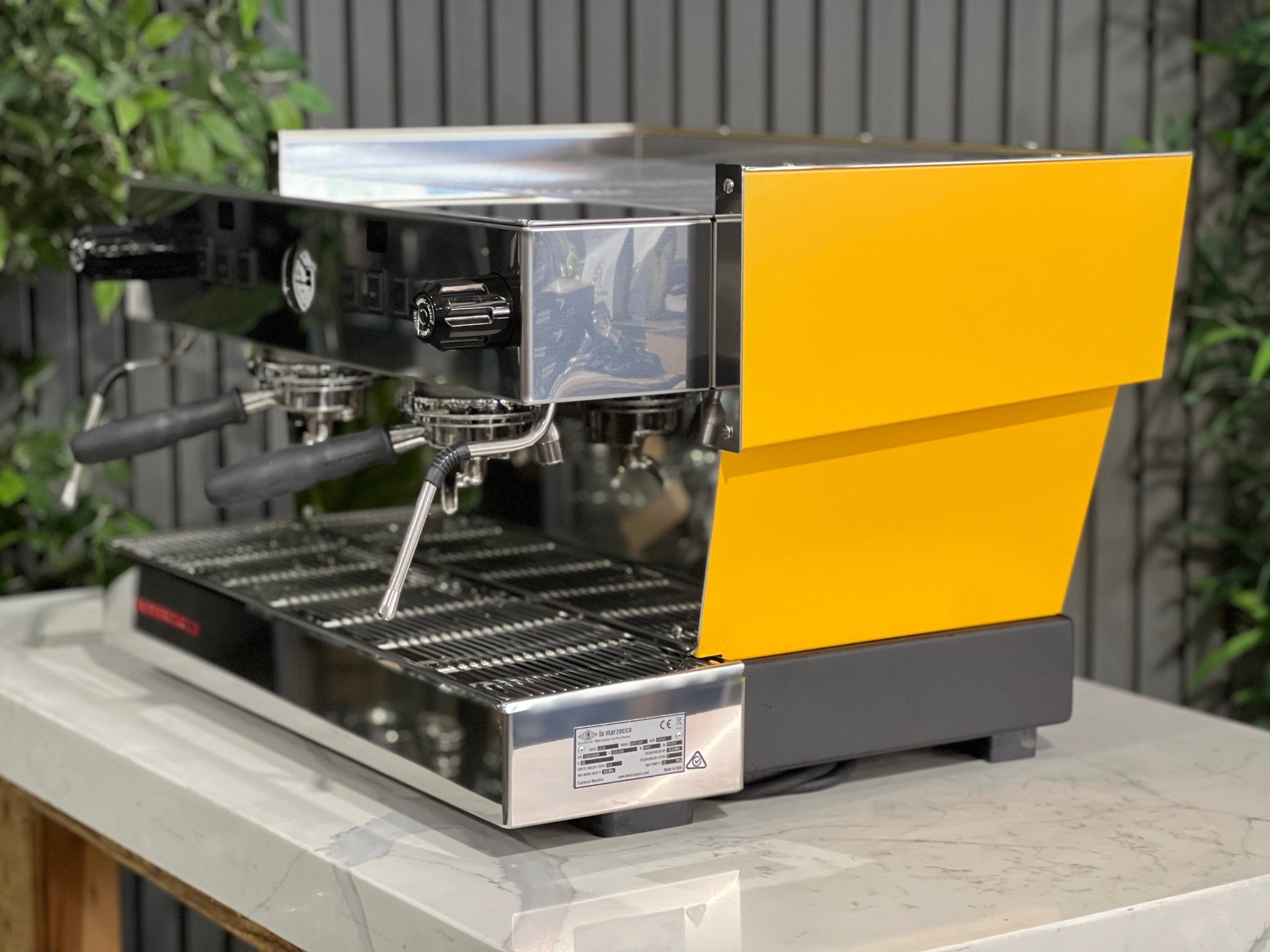 La Marzocco Linea Classic S AV - 2 Group Commercial Espresso Machine - Yellow