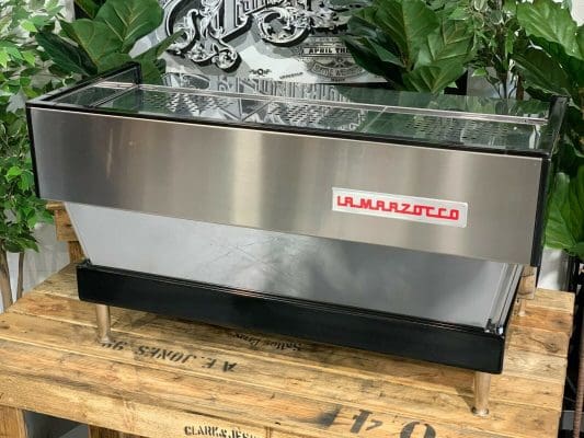 La Marzocco Linea with High Feet - 3 Group Commercial Espresso Machine - Stainless Steel
