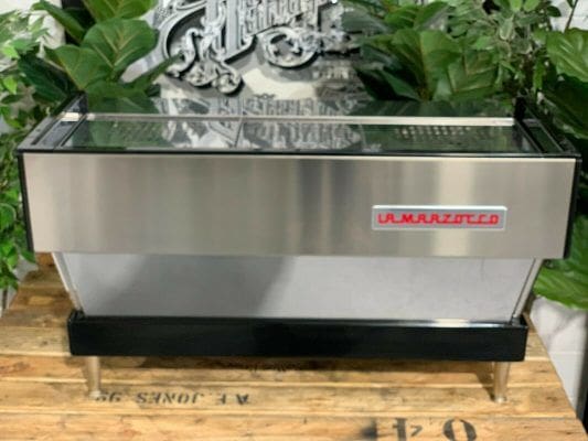 La Marzocco Linea with High Feet - 3 Group Commercial Espresso Machine - Stainless Steel