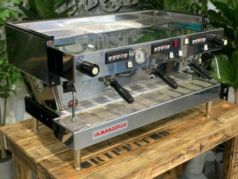 La Marzocco Linea with High Feet - 3 Group Commercial Espresso Machine - Stainless Steel