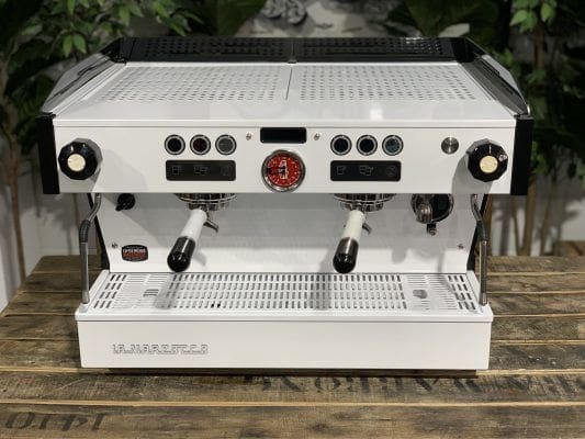 La Marzocco Linea PB 2 Group White & Black w. Pesado’s