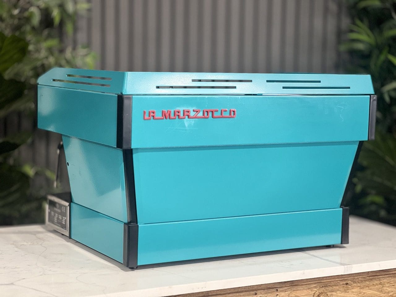 La Marzocco Linea PB Dark Aqua - 2 Group Commercial Espresso Machine - Green