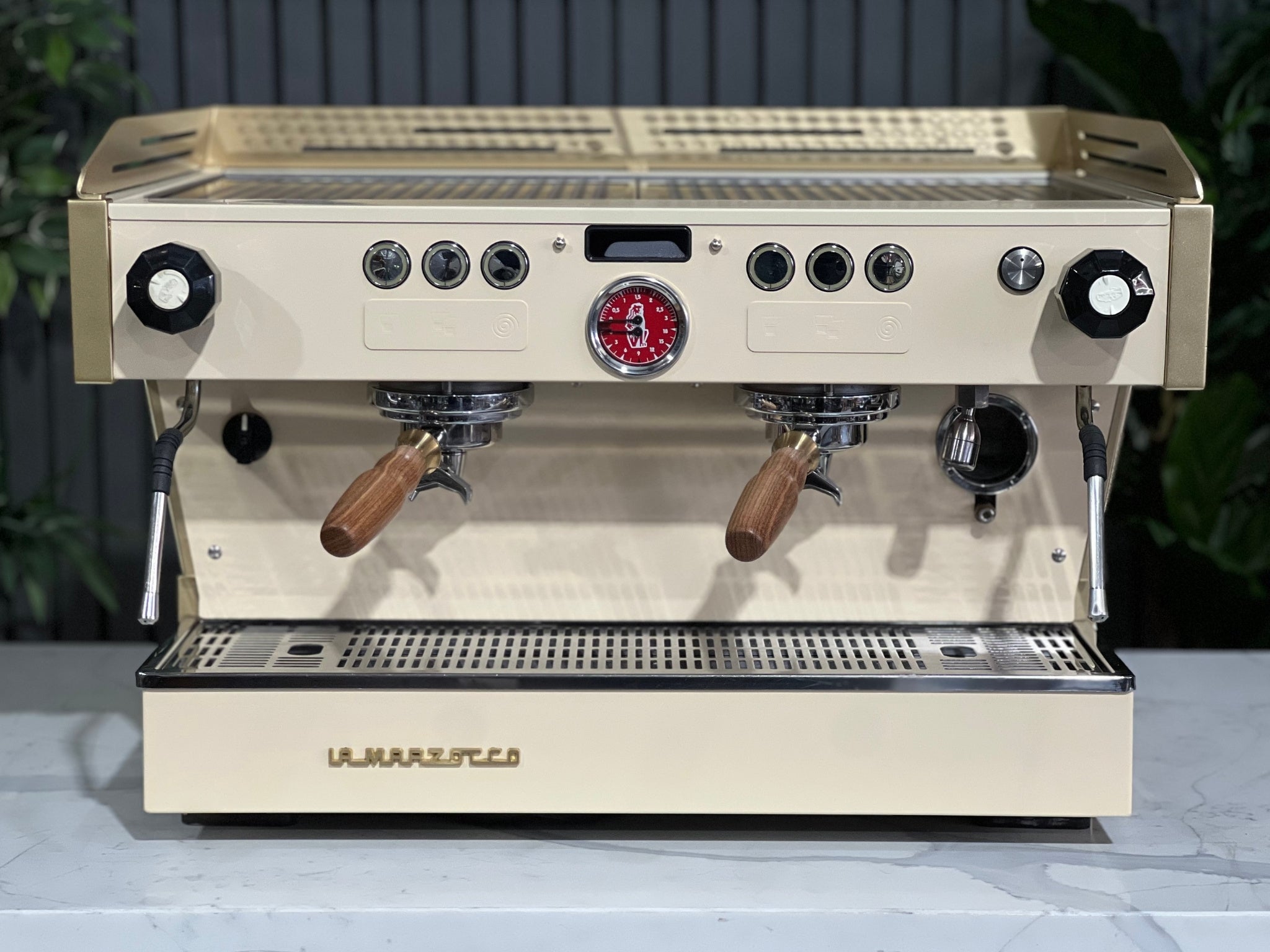 La Marzocco Linea PB Cream - 2 Group Commercial Espresso Machine - Gold