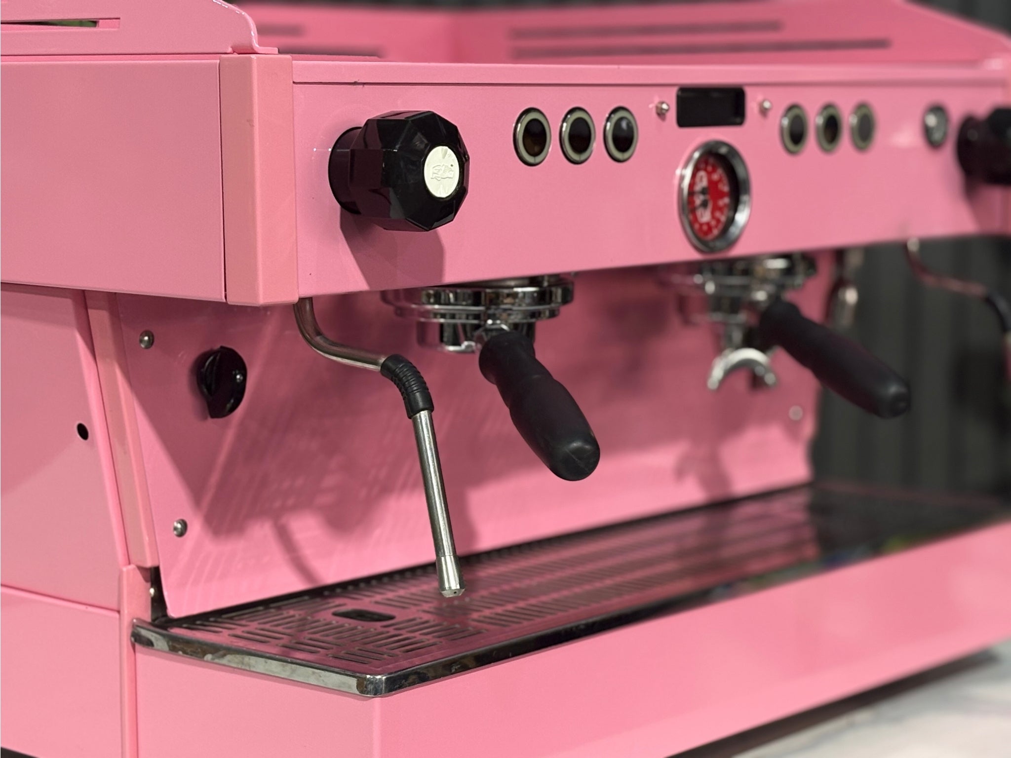 La Marzocco Linea PB Dark - 2 Group Commercial Espresso Machine - Pink