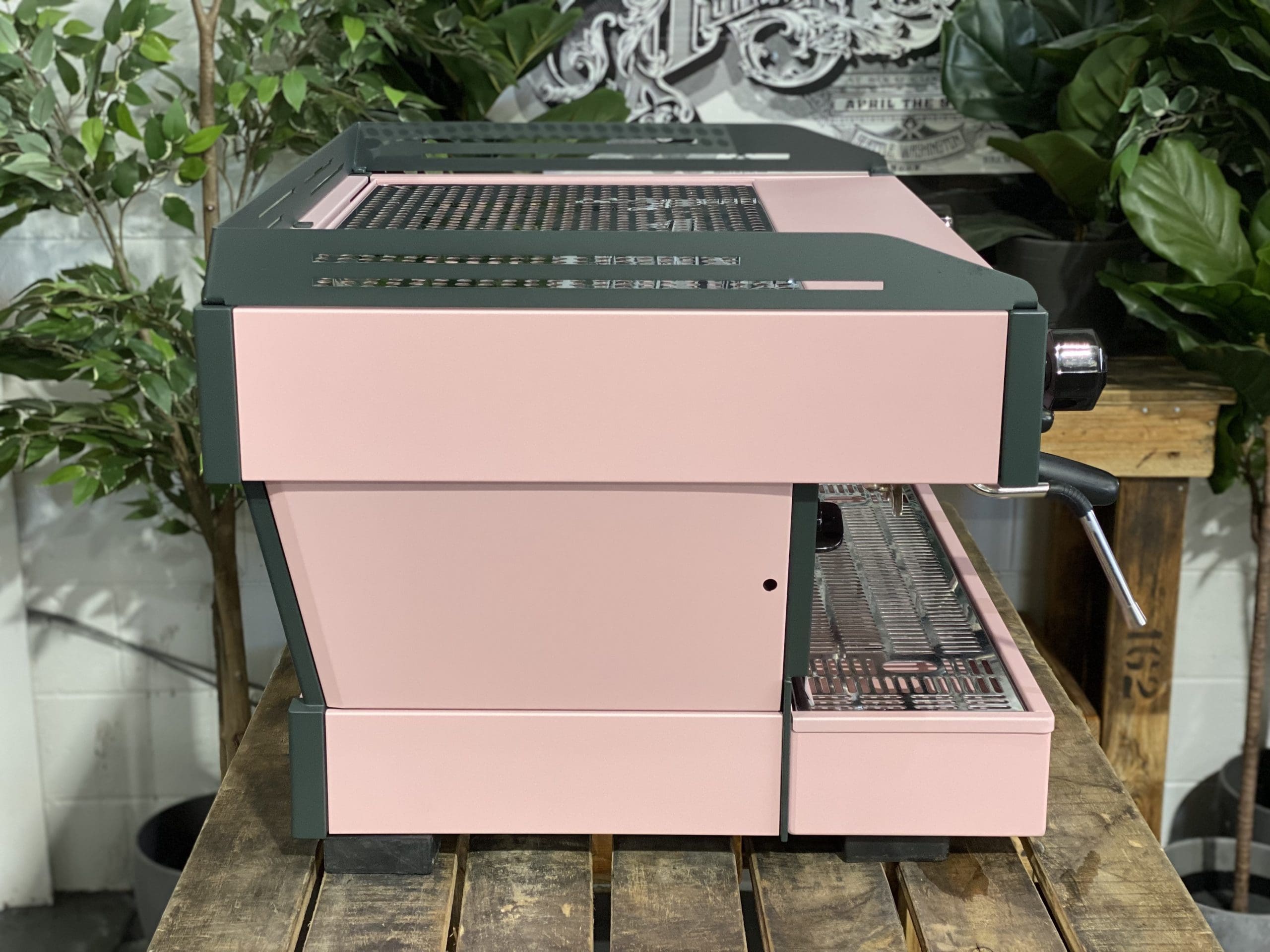 La Marzocco Linea PB & Charcoal - 2 Group Commercial Espresso Machine - Pink