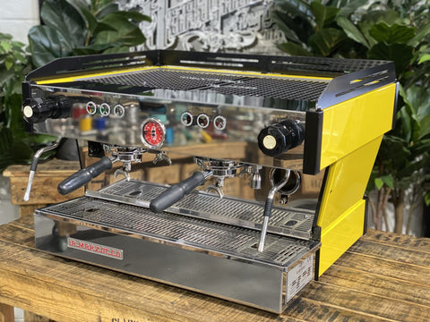 La Marzocco Linea PB 2 Group Yellow & Black Espresso Coffee Machine - 35410