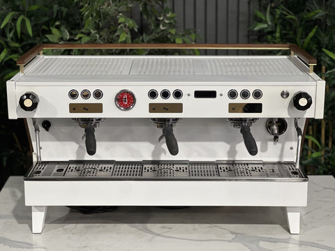 La Marzocco Linea PB 3 Group ABR White & Timber - 38690