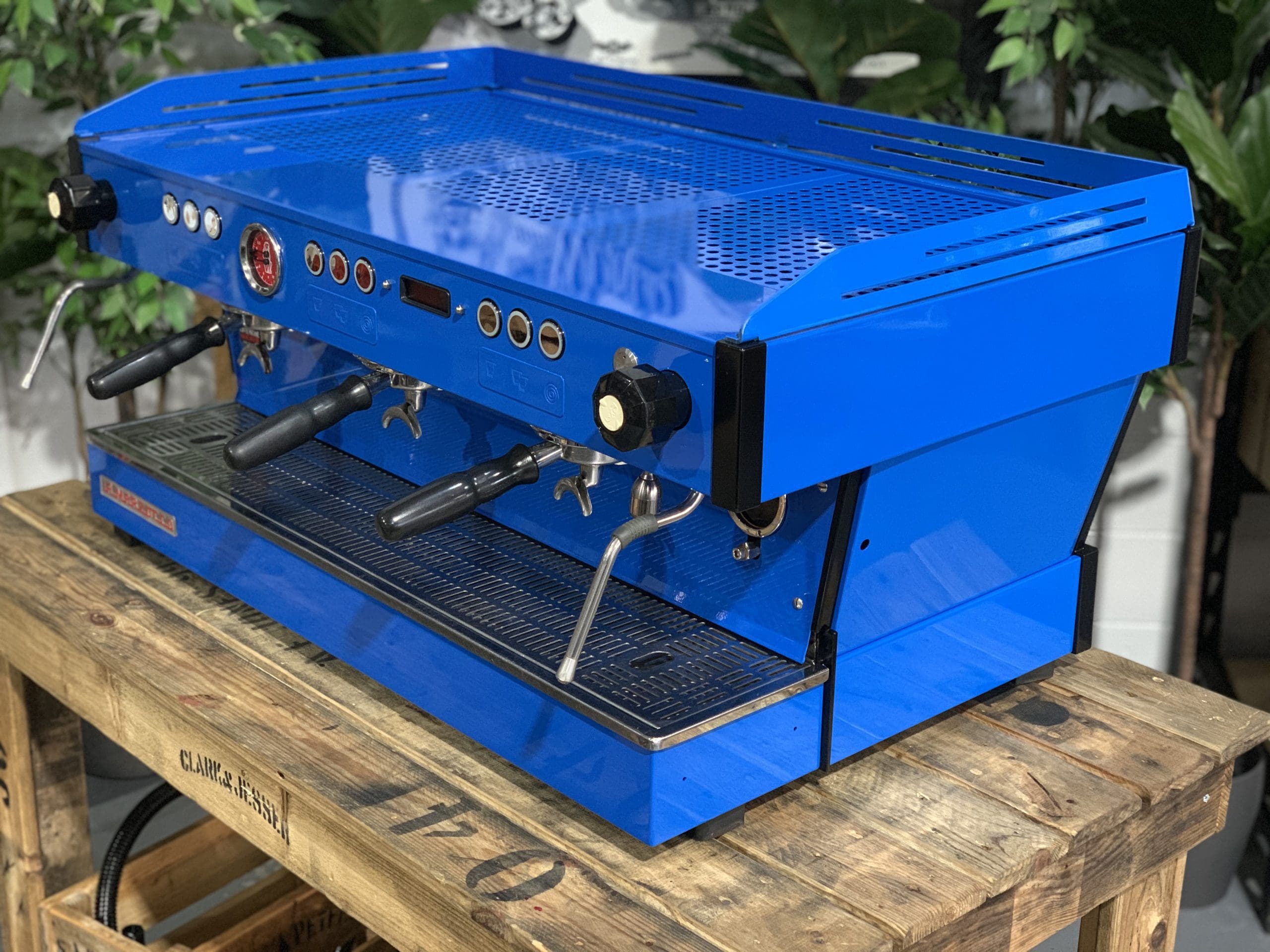 La Marzocco Linea PB - 3 Group Commercial Espresso Machine - Blue