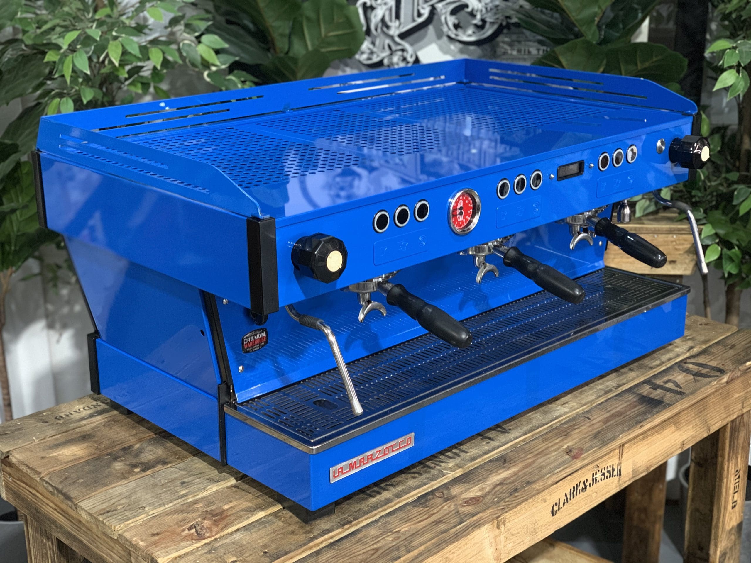 La Marzocco Linea PB - 3 Group Commercial Espresso Machine - Blue