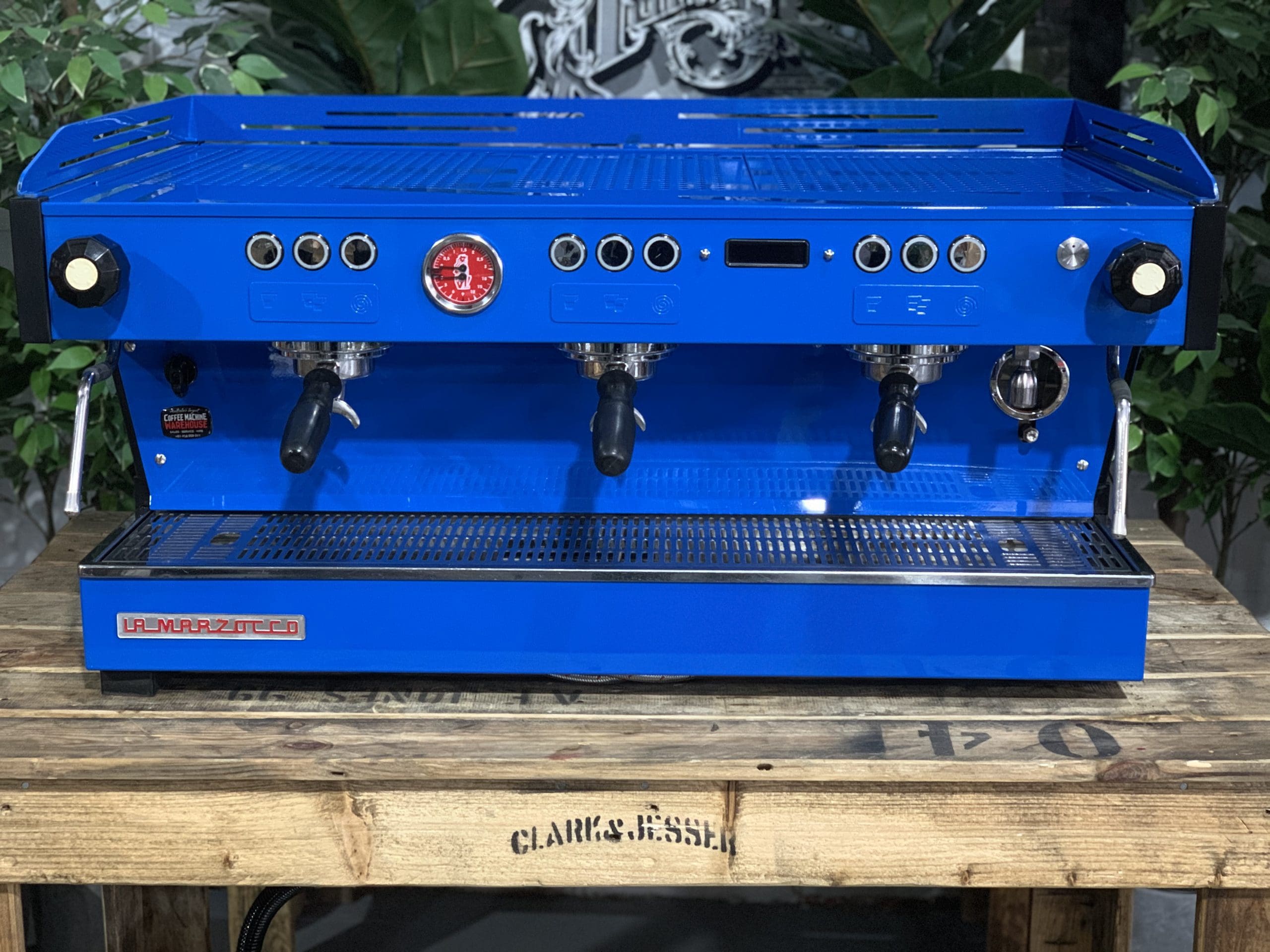 La Marzocco Linea PB - 3 Group Commercial Espresso Machine - Blue