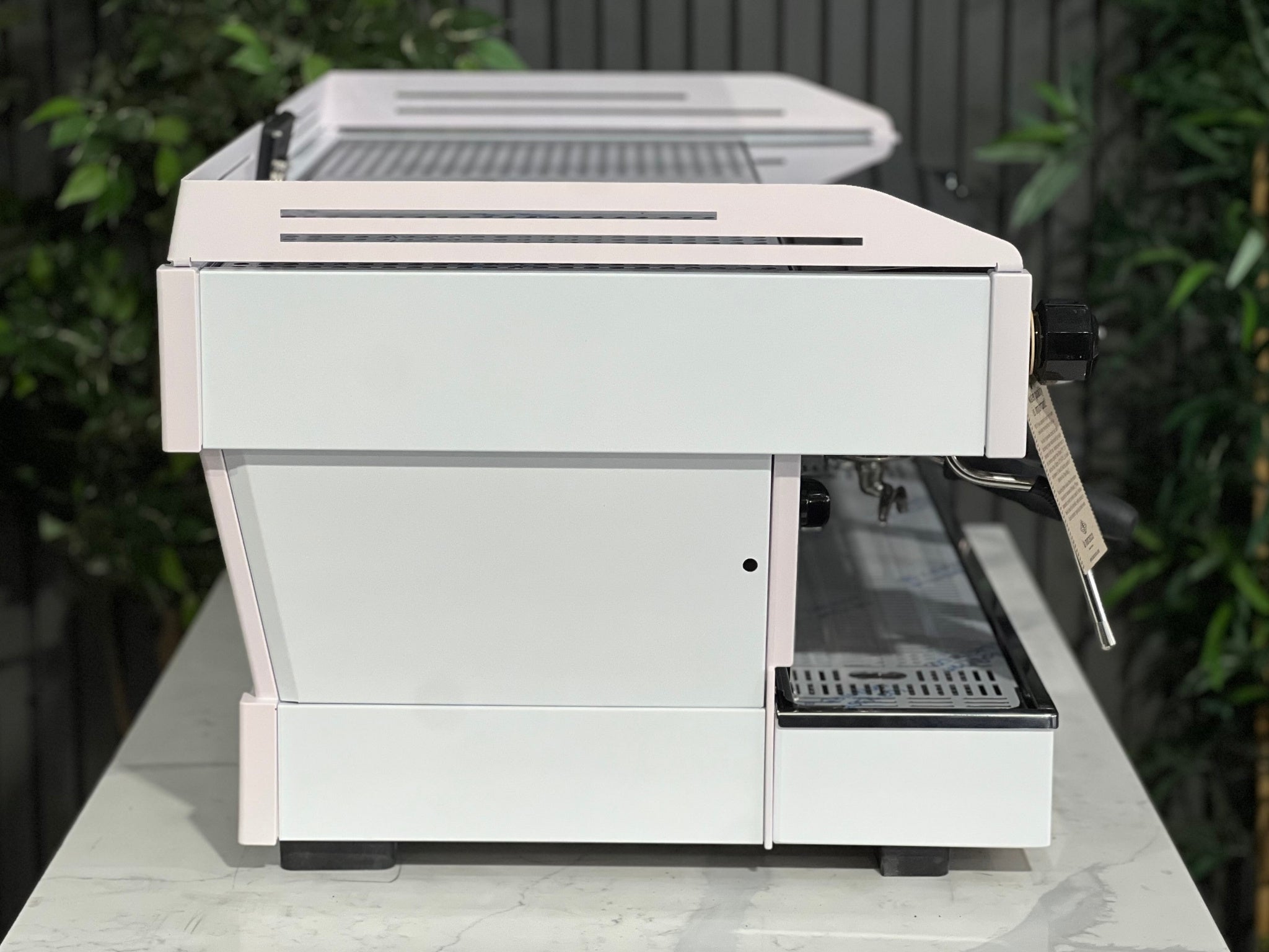 La Marzocco Linea PB White - 3 Group Commercial Espresso Machine - Pink