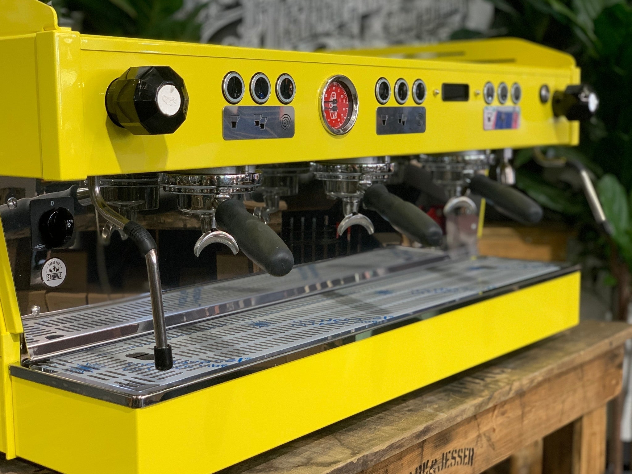 La Marzocco Linea PB - 3 Group Commercial Espresso Machine - Yellow