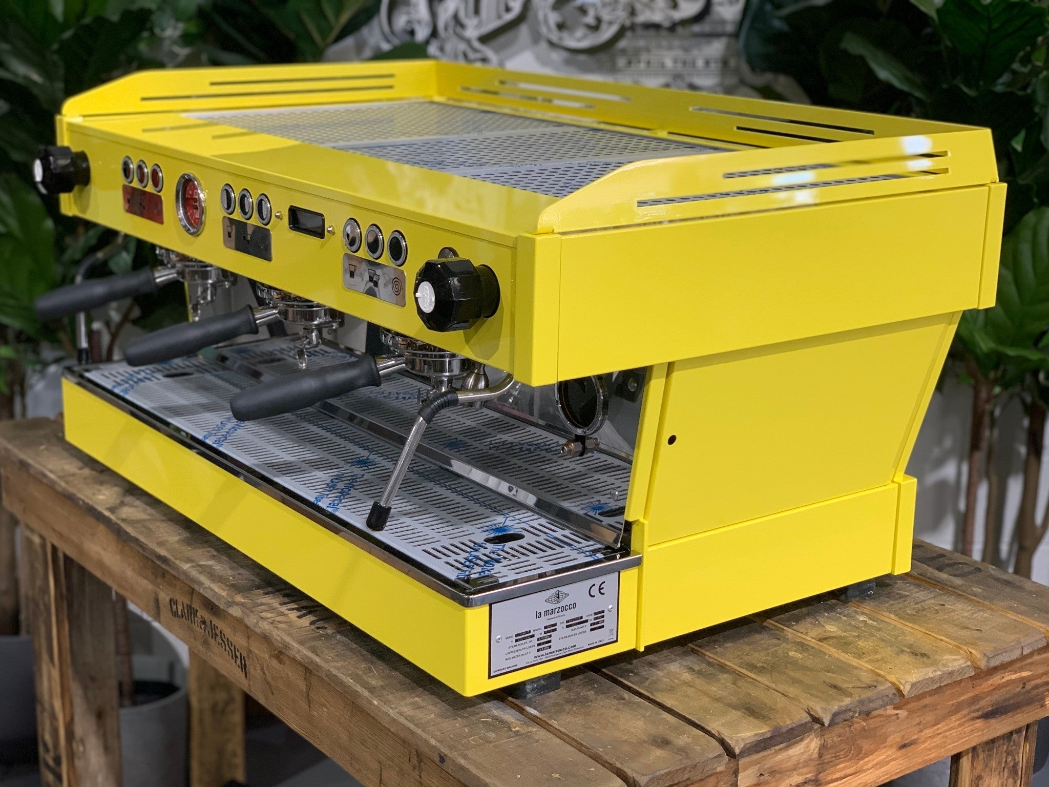 La Marzocco Linea PB - 3 Group Commercial Espresso Machine - Yellow