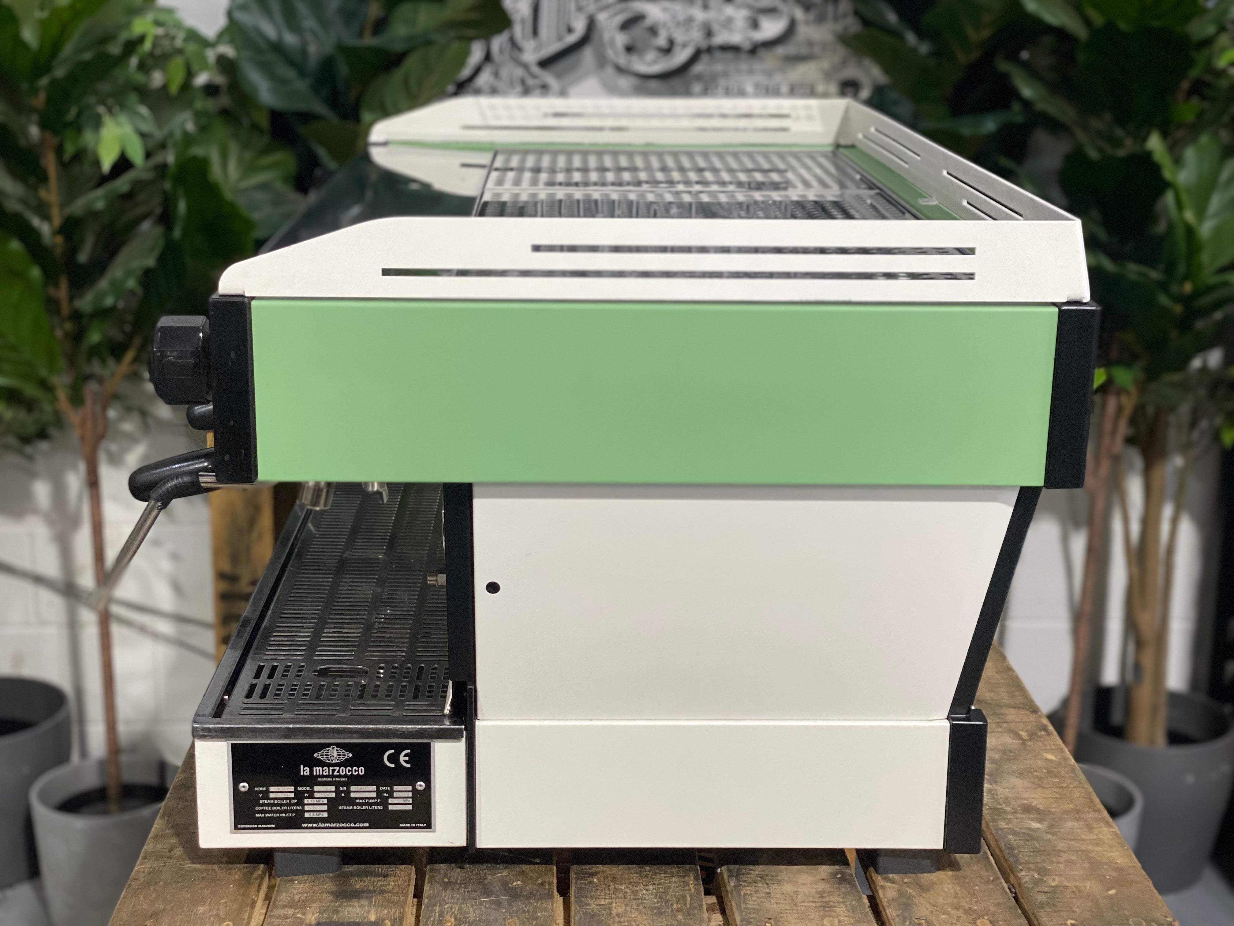La Marzocco Linea PB Green - 3 Group Commercial Espresso Machine - White