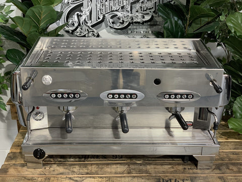 La San Marco 80E Liscea - 3 Group Commercial Espresso Machine