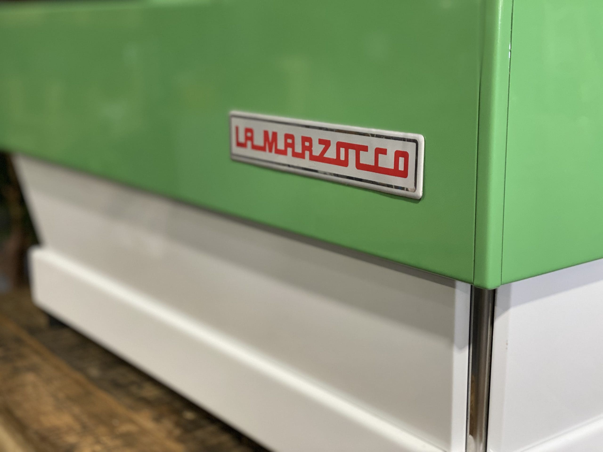 La Marzocco Linea Classic White - 3 Group Commercial Espresso Machine - Green