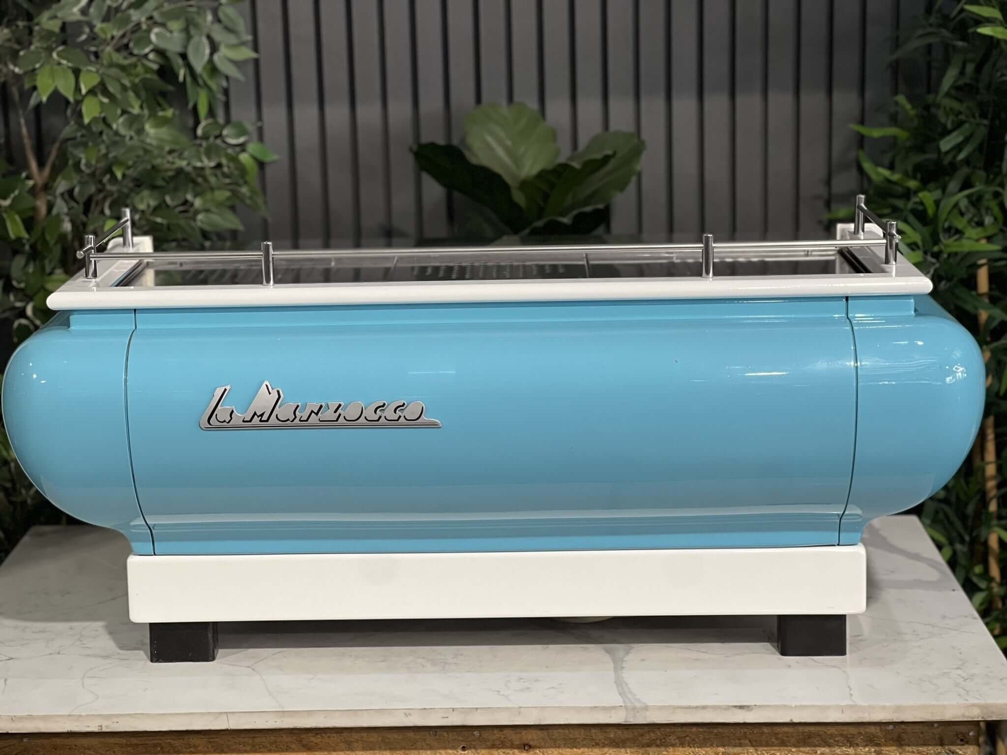 La Marzocco FB70 Blue - 3 Group Commercial Espresso Machine - White