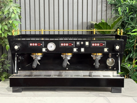 La Marzocco FB70 Custom Glass Body - - 3 Group Commercial Espresso Machine - Commercial - Black & Gold