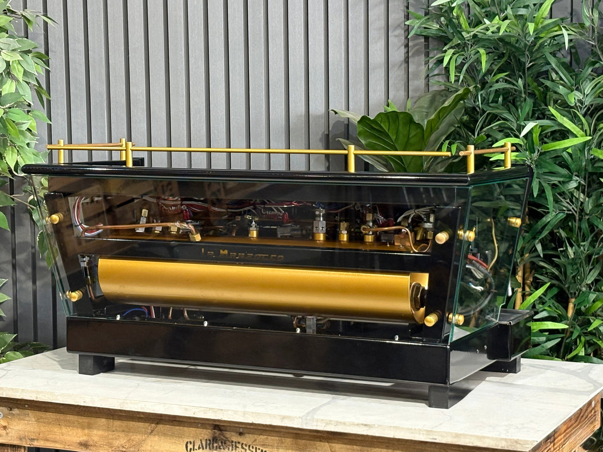 La Marzocco FB70 Custom Glass Body - - 3 Group Commercial Espresso Machine - Commercial - Black & Gold