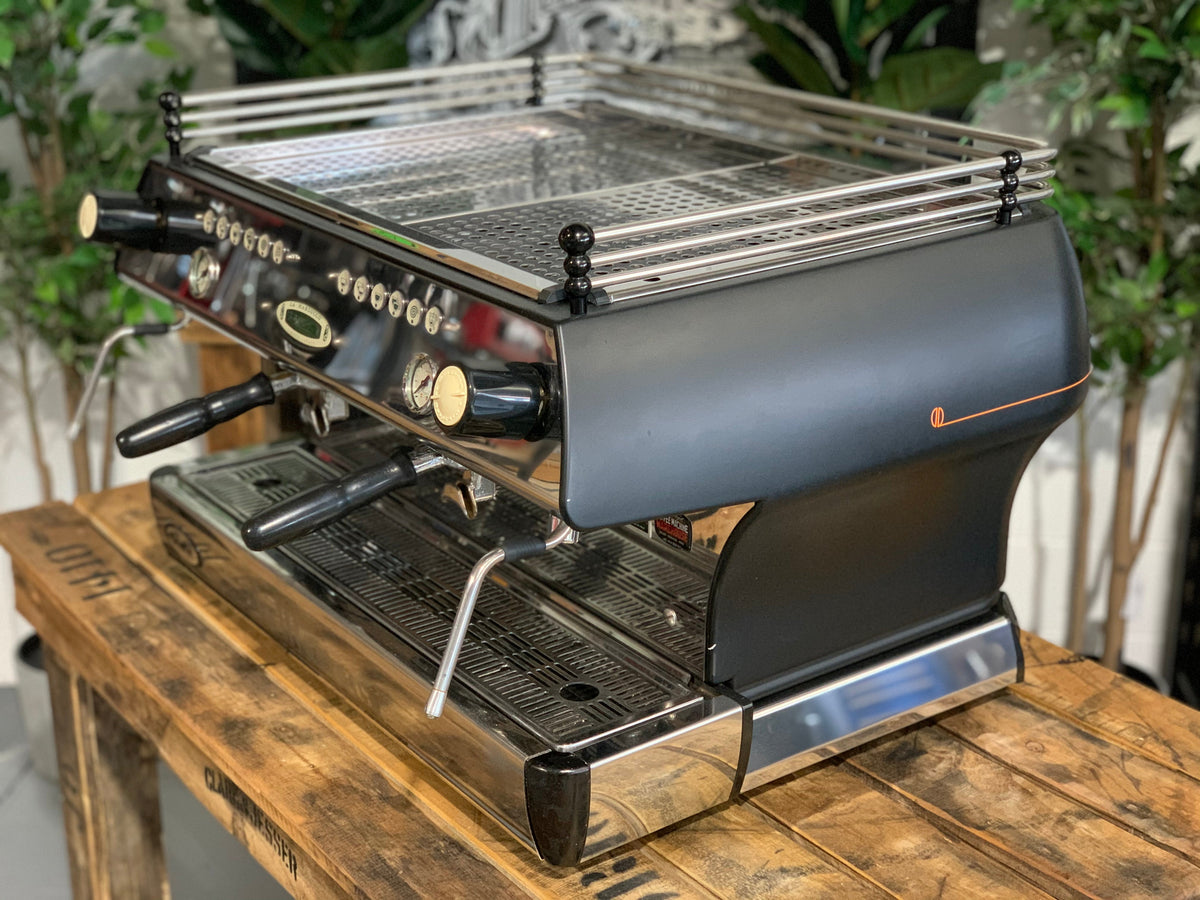 La Marzocco FB80 - - 2 Group Commercial Espresso Machine - Commercial - Black & Orange