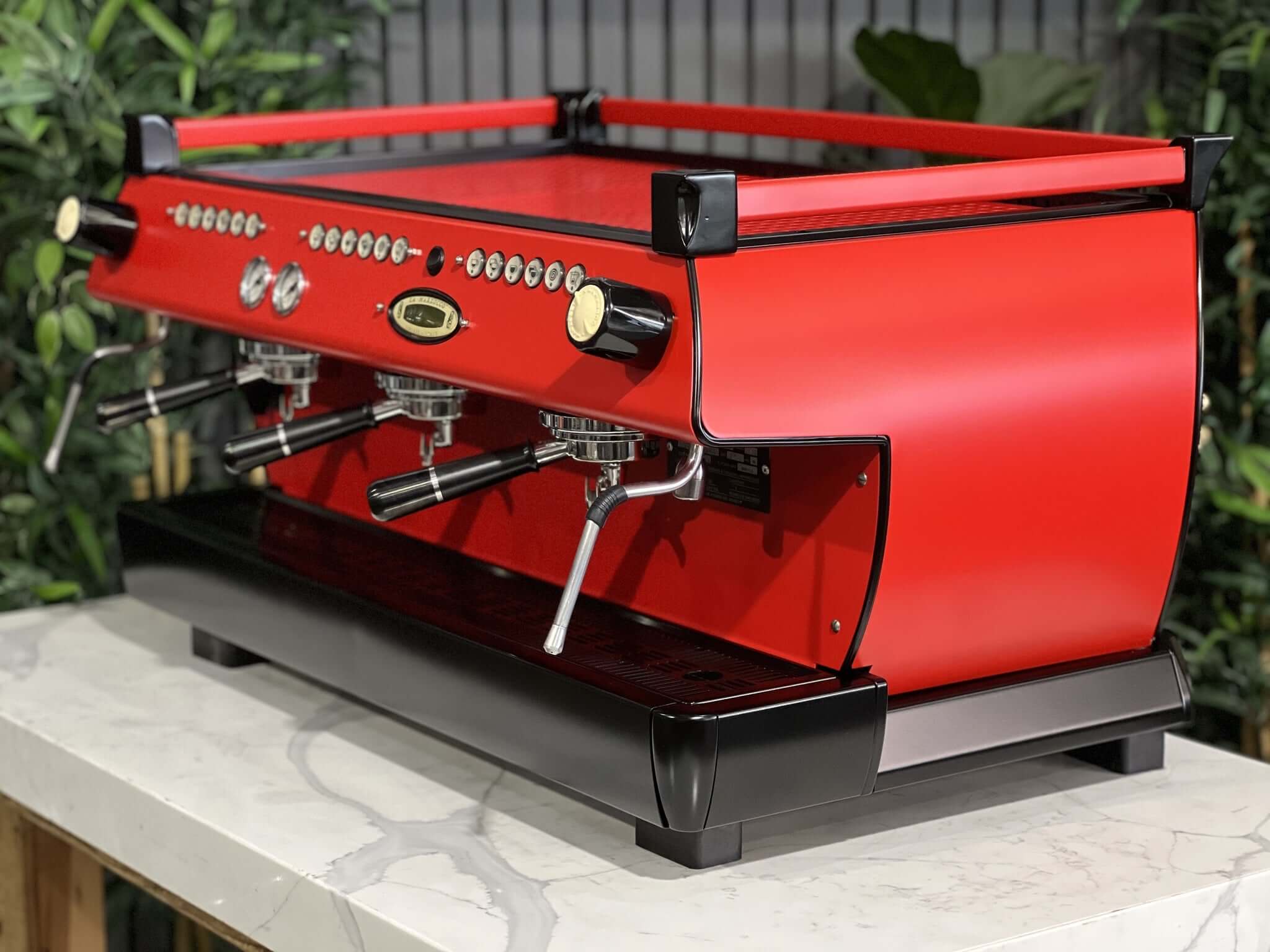 La Marzocco GB5 Red - 3 Group Commercial Espresso Machine - Black