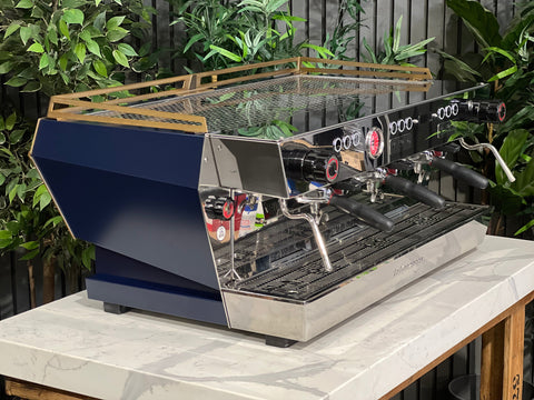 La Marzocco KB90 Blue - 3 Group Commercial Espresso Machine - Gold