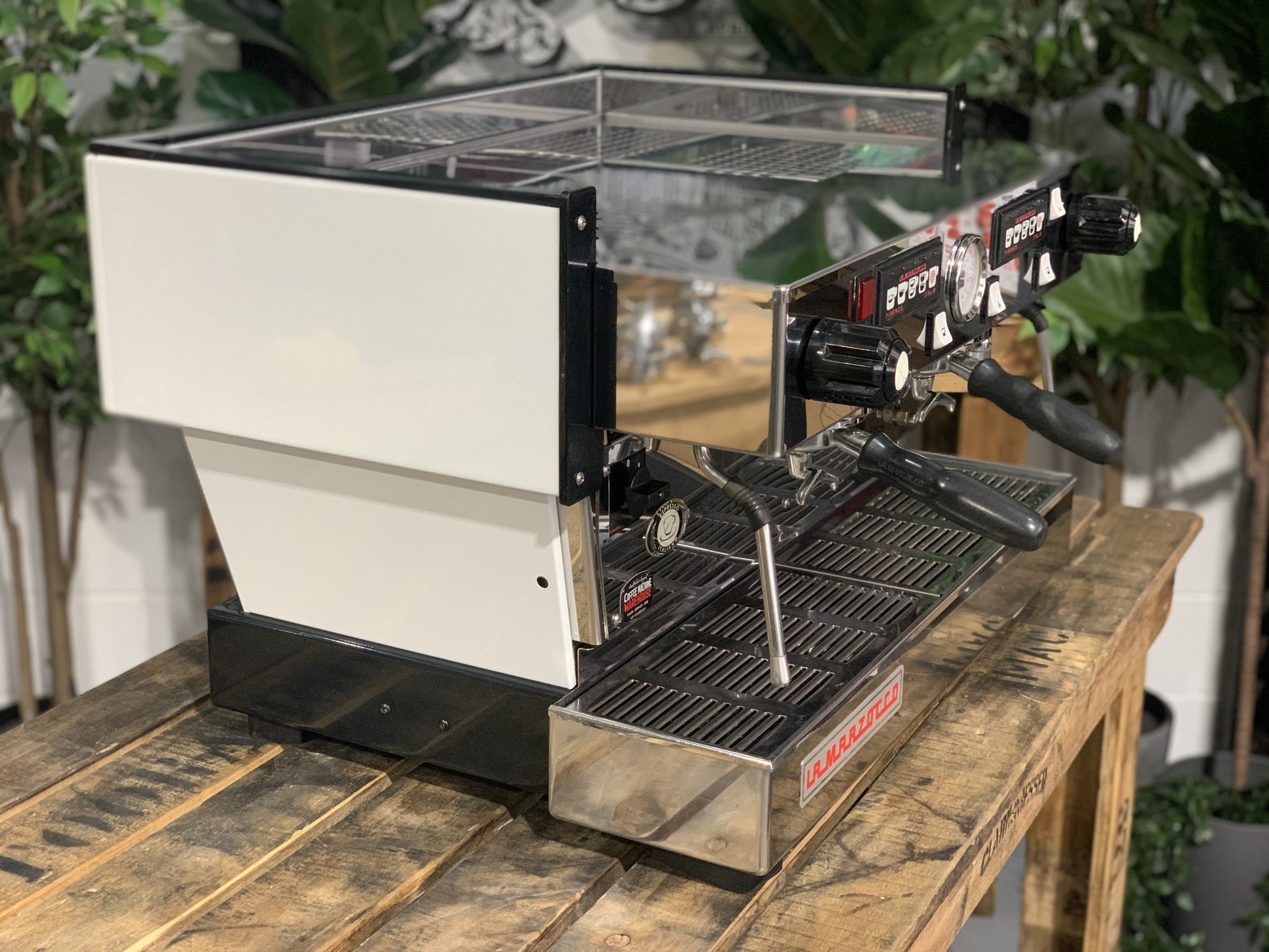 La Marzocco Linea Classic - 2 Group Commercial Espresso Machine - White