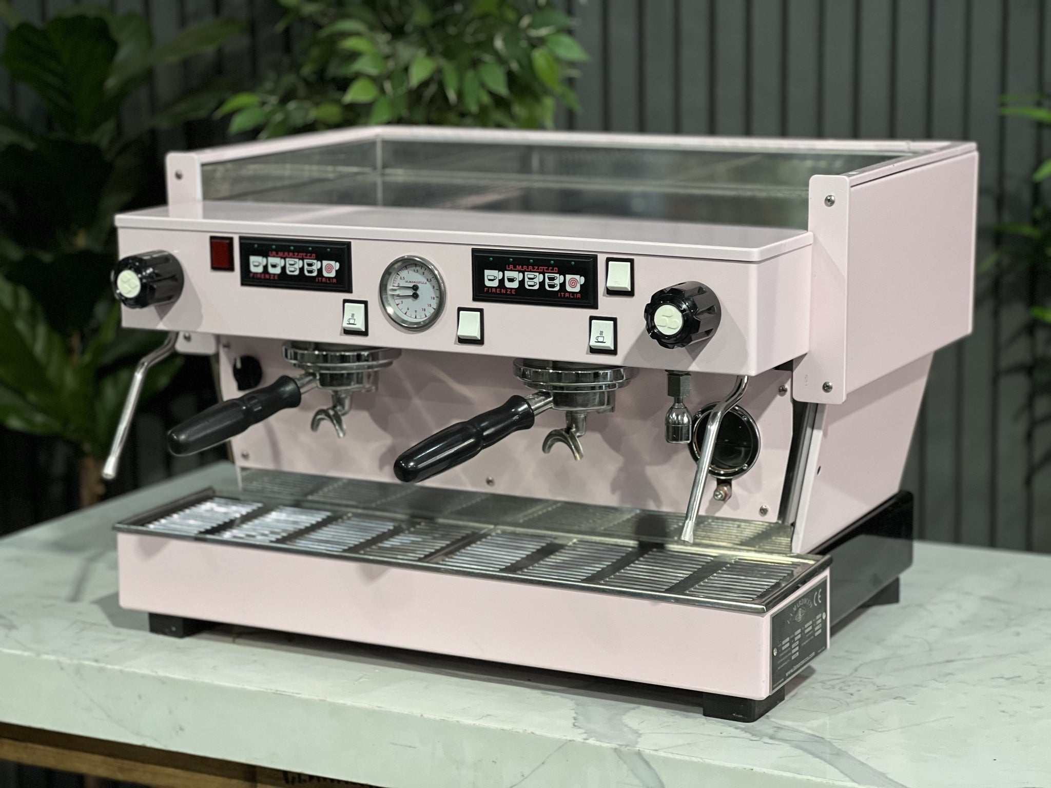 La Marzocco Linea Classic Feather Boa - 2 Group Commercial Espresso Machine - Pink