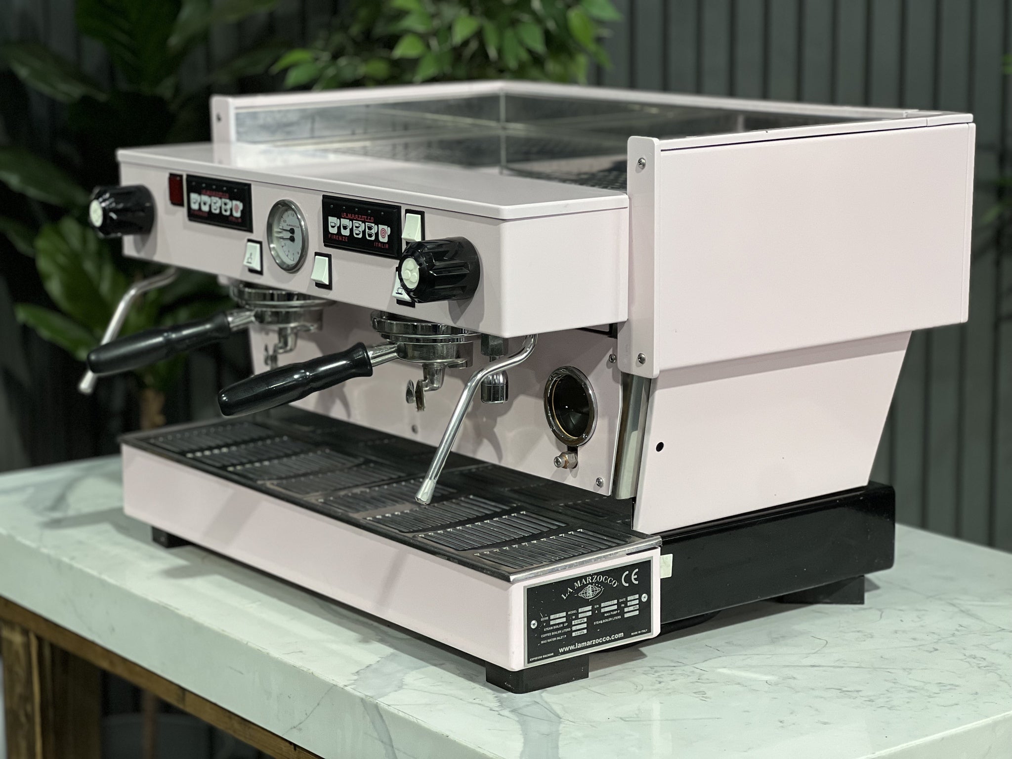La Marzocco Linea Classic Feather Boa - 2 Group Commercial Espresso Machine - Pink