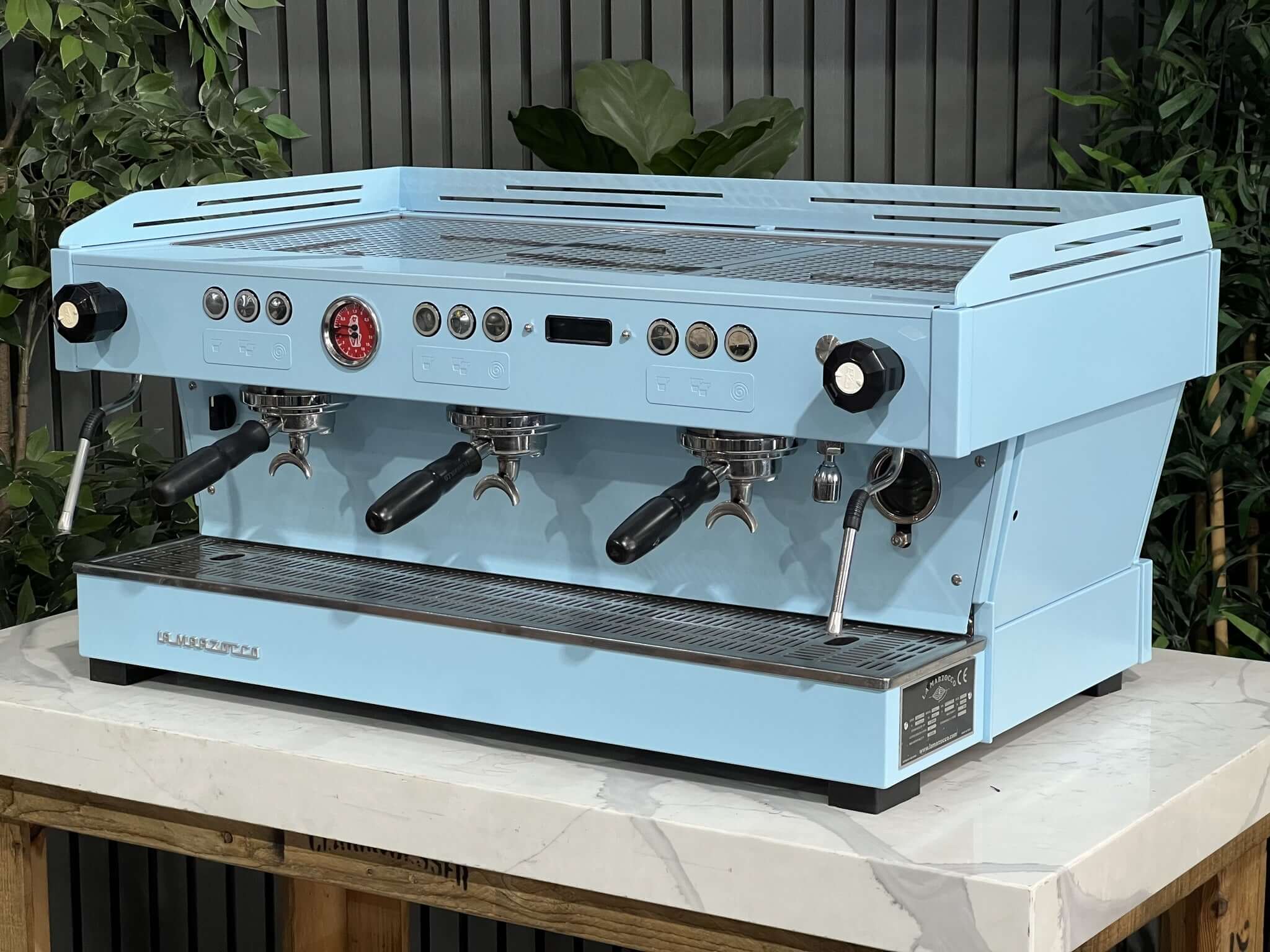 La Marzocco Linea PB "I'm " - 3 Group Commercial Espresso Machine - Blue