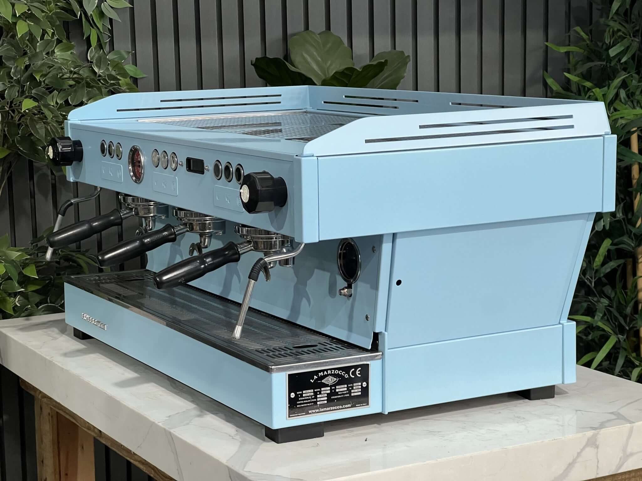 La Marzocco Linea PB "I'm " - 3 Group Commercial Espresso Machine - Blue