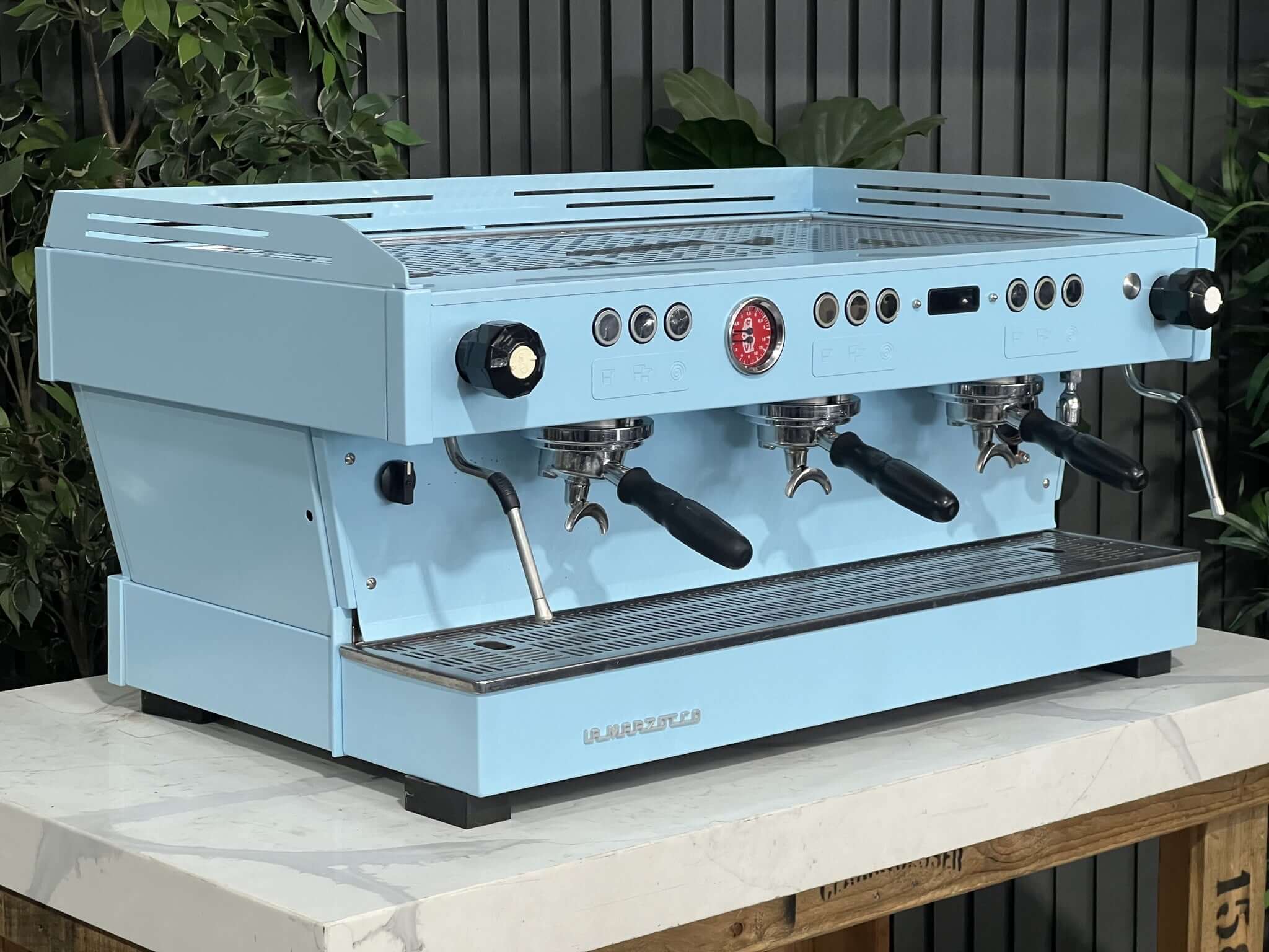 La Marzocco Linea PB "I'm " - 3 Group Commercial Espresso Machine - Blue