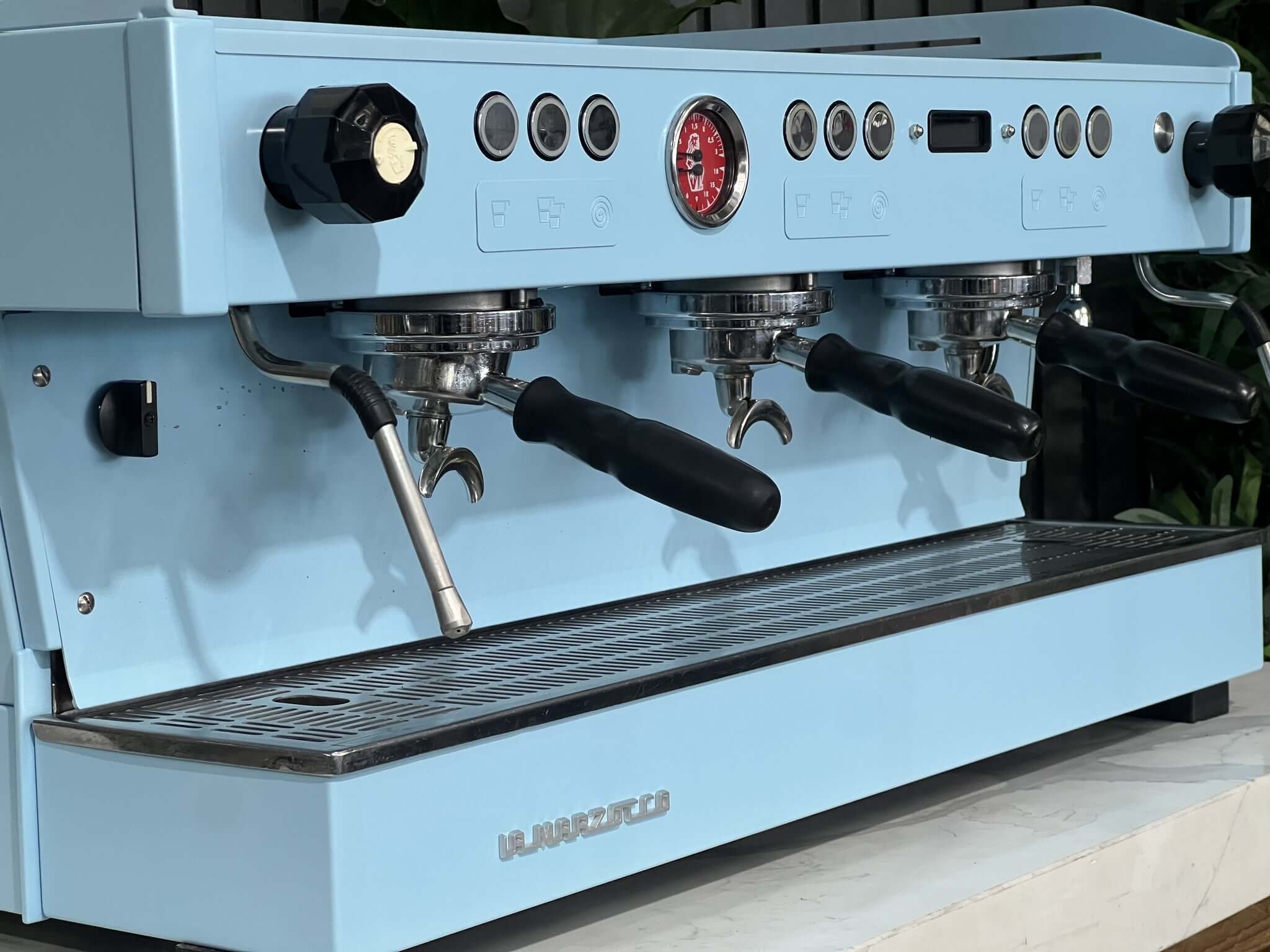 La Marzocco Linea PB "I'm " - 3 Group Commercial Espresso Machine - Blue