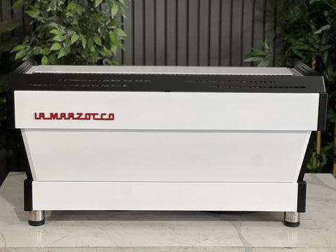 La Marzocco Linea PB White Stainless - 3 Group Commercial Espresso Machine - Black