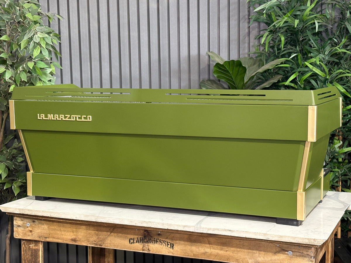 La Marzocco Linea PB - - 4 Group Commercial Espresso Machine - Commercial - Green & Timber