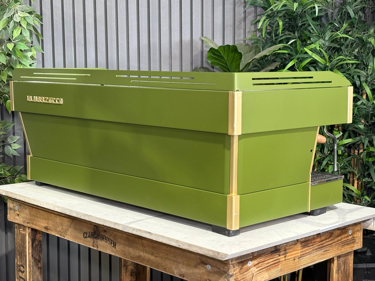 La Marzocco Linea PB - - 4 Group Commercial Espresso Machine - Commercial - Green & Timber