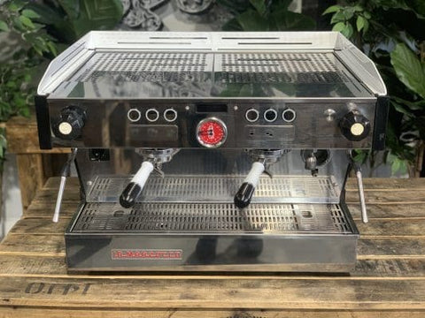 La Marzocco Linea PB 2 Group White w. Pesado Group Handles