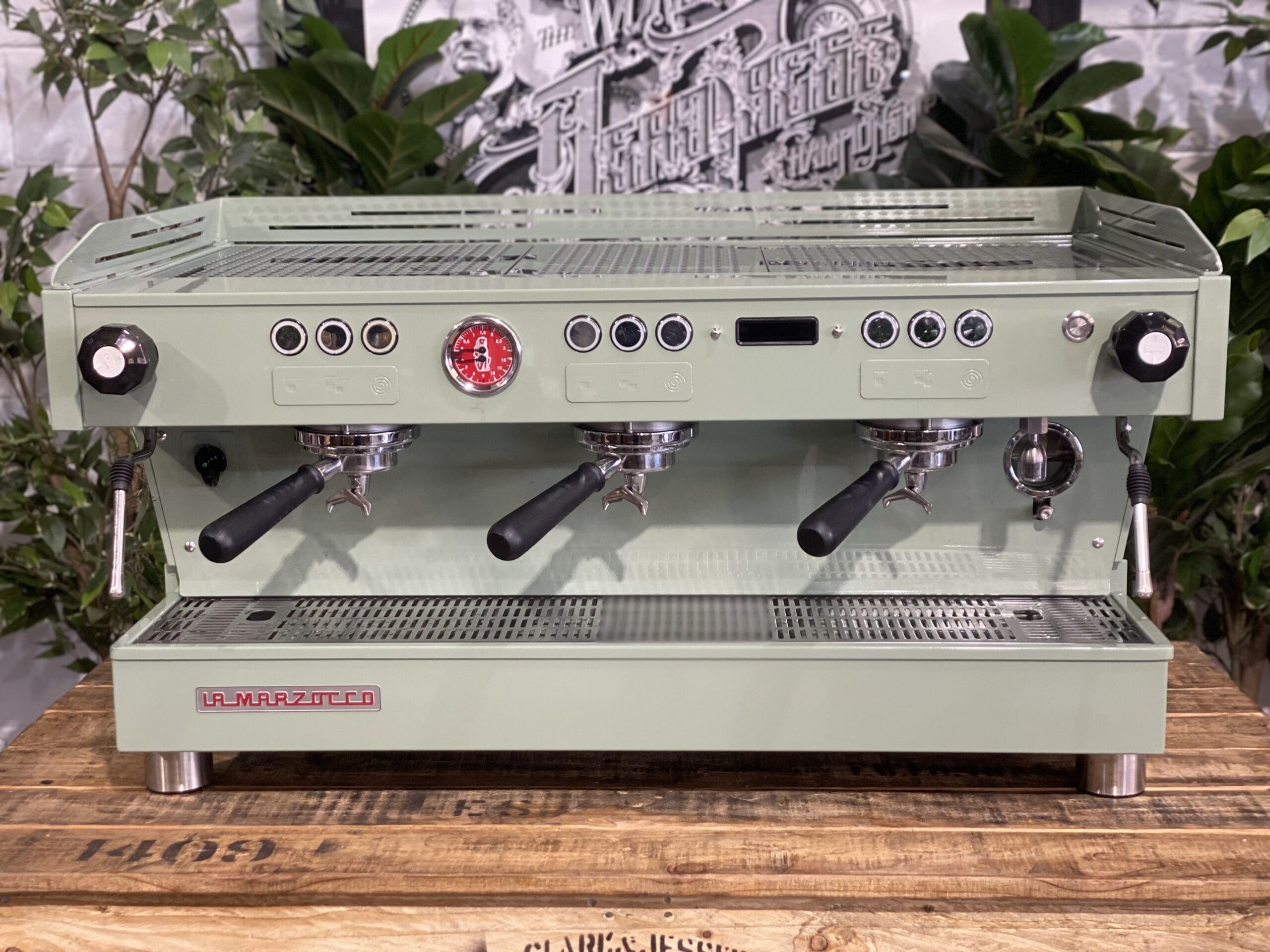 La Marzocco Linea PB Custom Moss - 3 Group Commercial Espresso Machine - Green