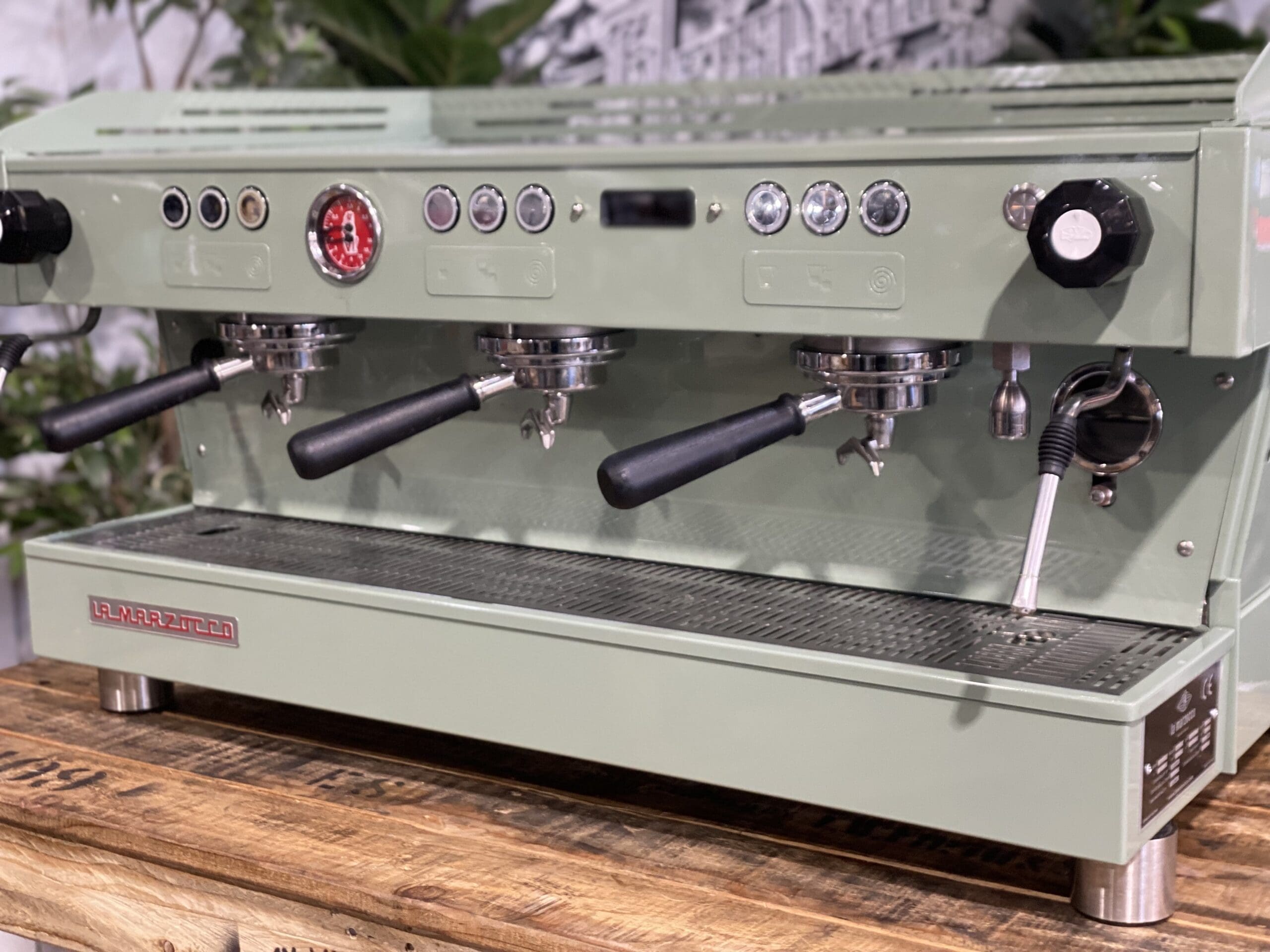 La Marzocco Linea PB 3 Group Custom Moss Green